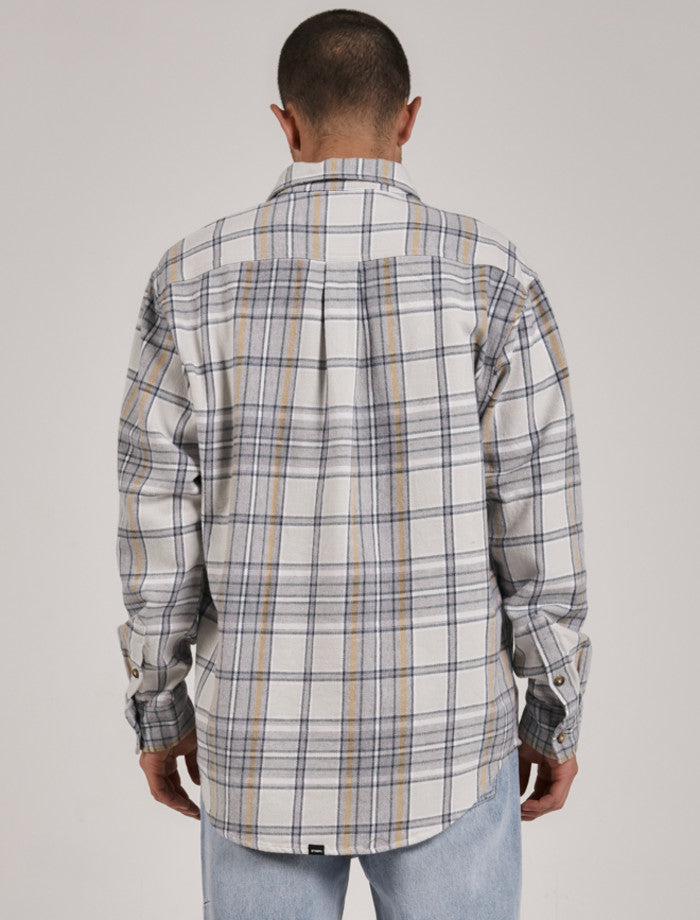 Coat of Thrills Twill Flannel Shirt- Stargazer