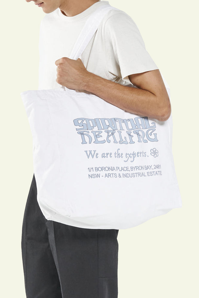 
            
                Load image into Gallery viewer, Spiritual Expertise Tote Bag - White
            
        