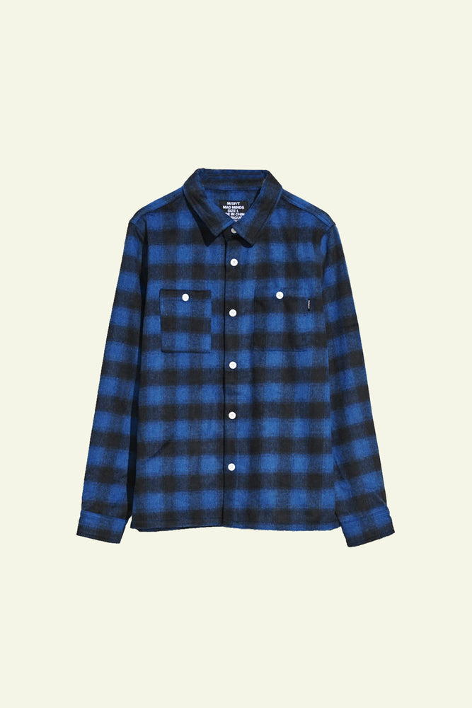 Riverfront Bin L/S Overshirt - Blue