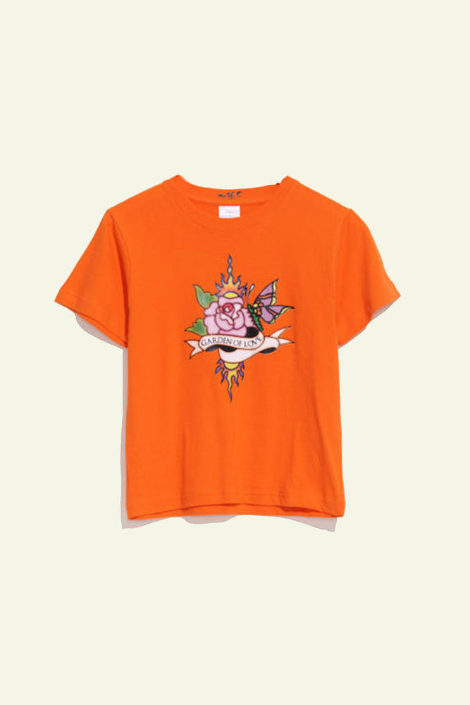 Gardenia Luv Baby Tee- Sherbert