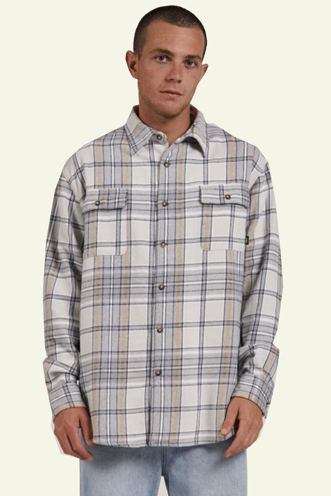 
            
                Load image into Gallery viewer, Coat of Thrills Twill Flannel Shirt- Stargazer
            
        