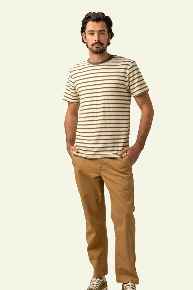 
            
                Load image into Gallery viewer, Everyday Stripe Tee - Natural
            
        