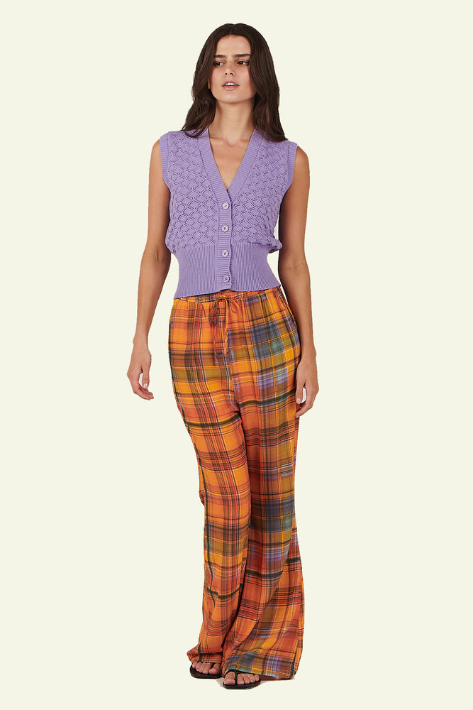 
            
                Load image into Gallery viewer, The Lola Pant - Camden Check
            
        