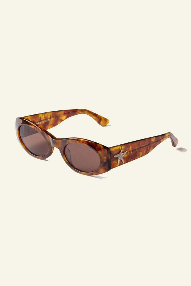 
            
                Load image into Gallery viewer, Evan Mock Suede - Tortoise Polished / Bronze
            
        