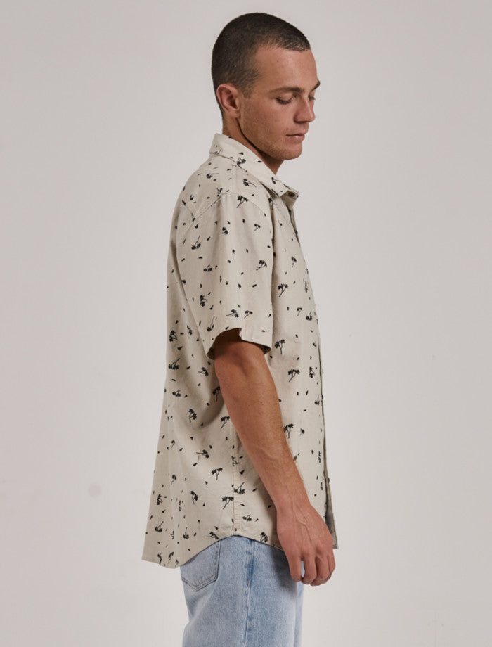 Hell Raised Short Sleeve Shirt - Oatmeal