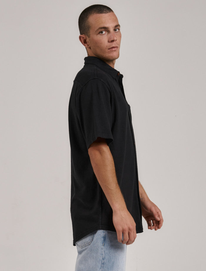Hemp Thrills O/S S/S Jersey Shirt - Black