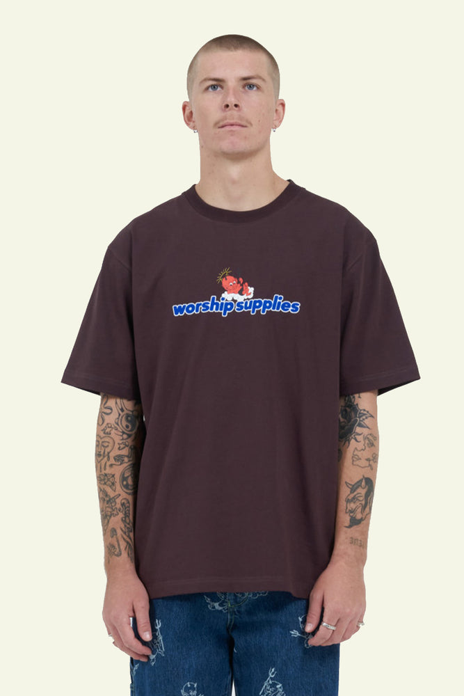 Above the Clouds Tee - Fudge