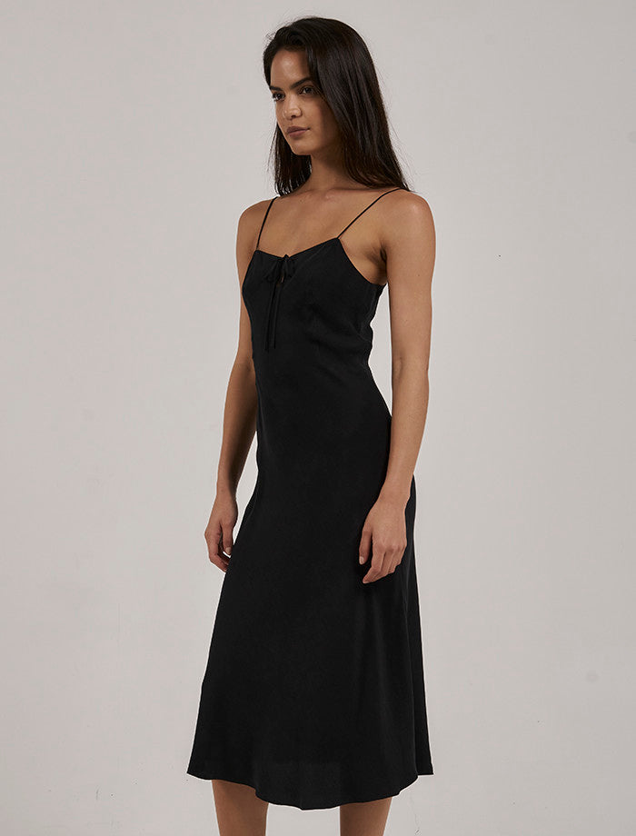Natalia Slip Dress - Antique Black