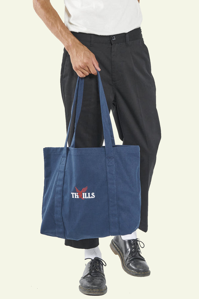 
            
                Load image into Gallery viewer, Red Wings Tote Bag - Navy
            
        