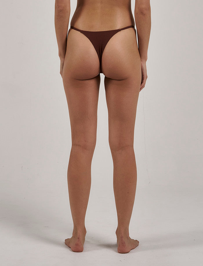 
            
                Load image into Gallery viewer, Paradise Code G-String Bikini Bottom- Chimney Red
            
        