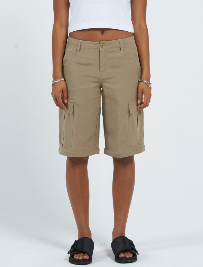 Recreation Zip Off Cargo Pant- Sandy Taupe