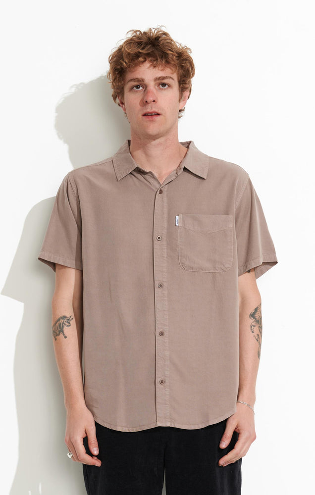 
            
                Load image into Gallery viewer, Endormi S/S Shirt- Pigment Stone
            
        